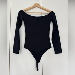 Babaton Classic Black Long Sleeve Bodysuit